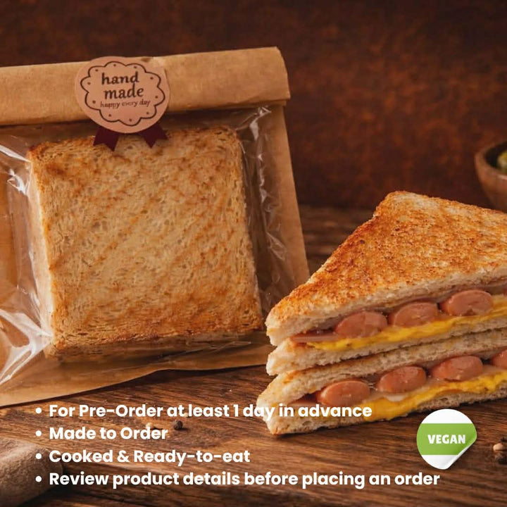 Hotdog Cheddar Toast Melt (For Pre-Order | Ready to Eat | Made to Order | Cooked Offer)