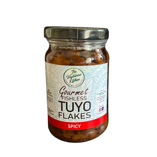 Spicy Gourmet Fishless Tuyo Flakes 220g Jar
