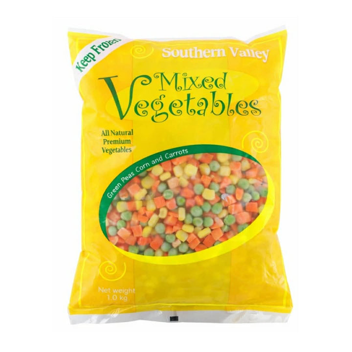Mixed Vegetables by Southern Valley Frozen Pack 1kg